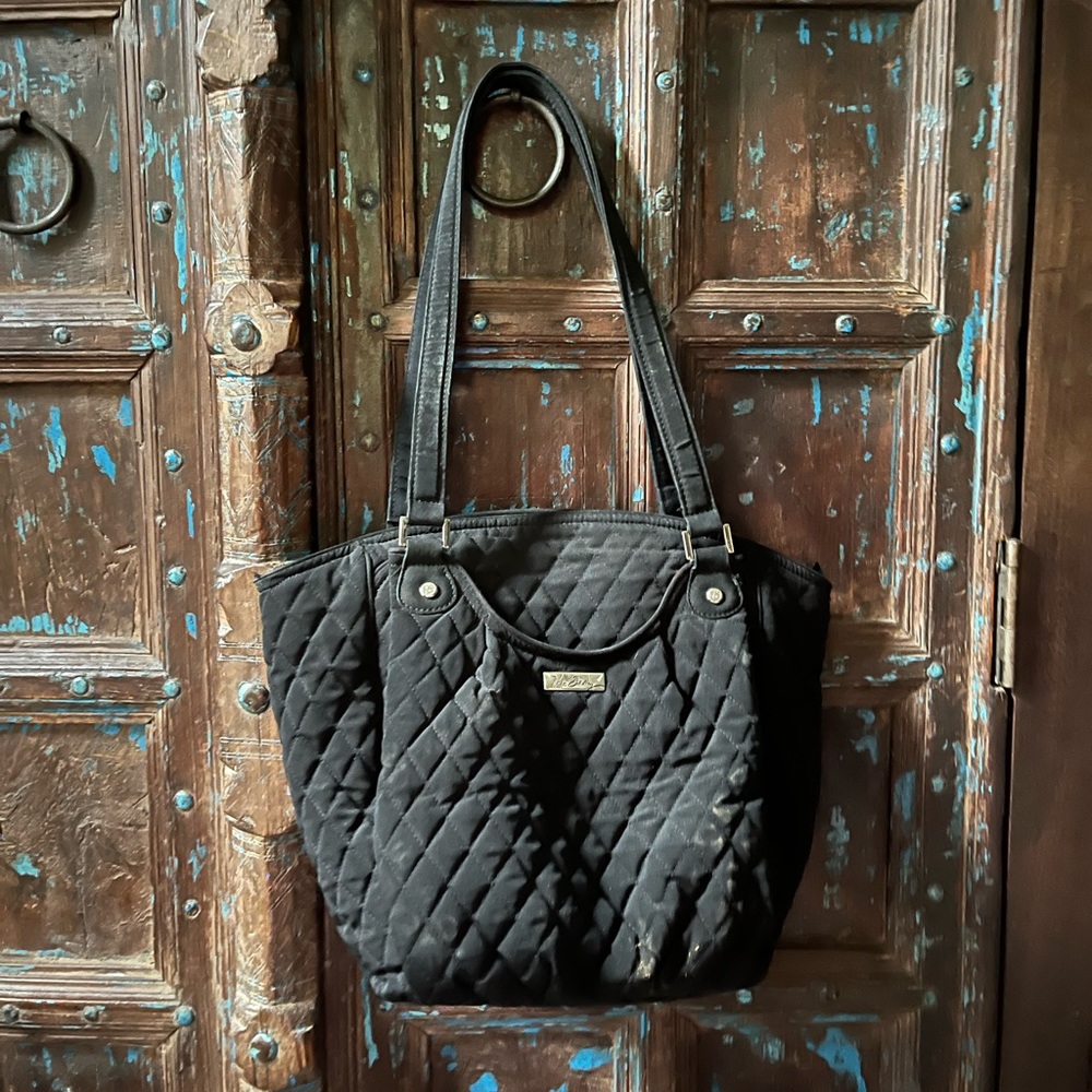 Vera Bradley Black Quilted Purse